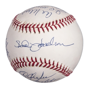 1969 New York Mets Team Signed ONL White Baseball With 15 Signatures Including Clendenon, Agee, Kranepool & Shamsky (PSA/DNA)
